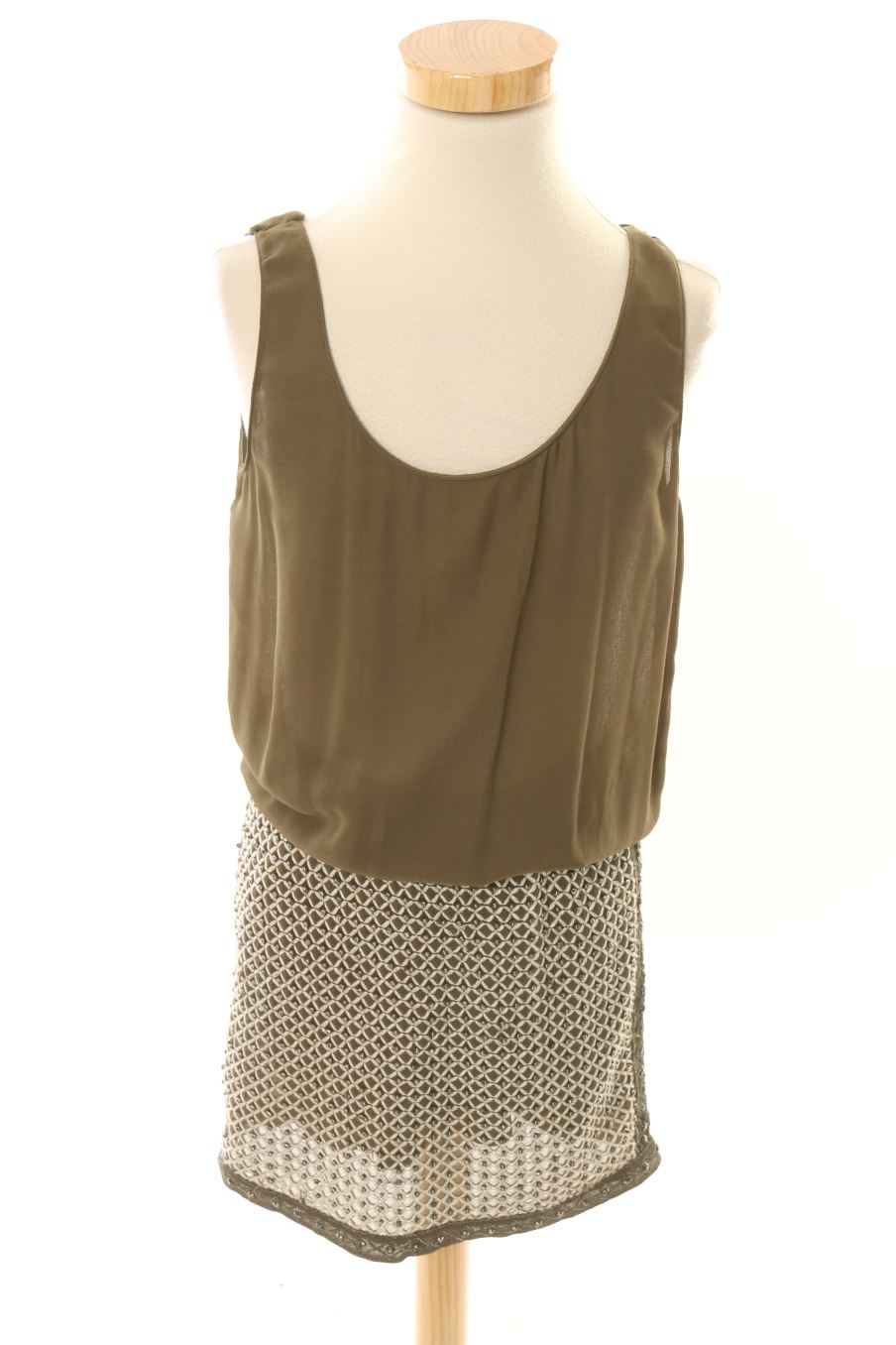 Robe casual Trafaluc de la taille S, de couleur vert