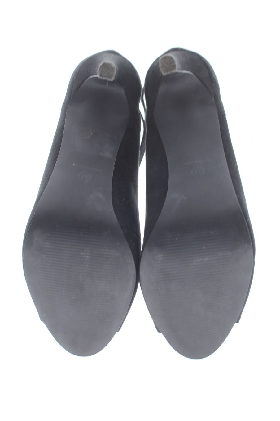Sandalias tacon de Promod de la talla 37, de color negro de