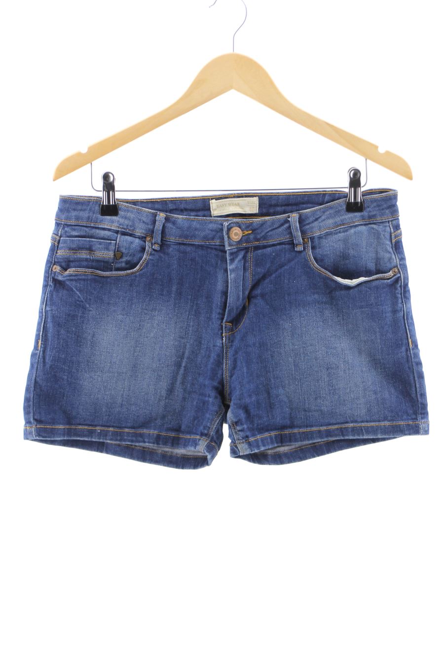 Shorts Pull & Bear de la taille 40, de couleur bleu de denim