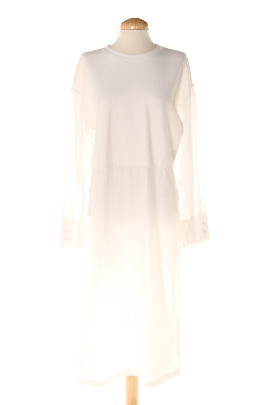 Blouse à manches longues Zara de la taille S, de couleur blanc