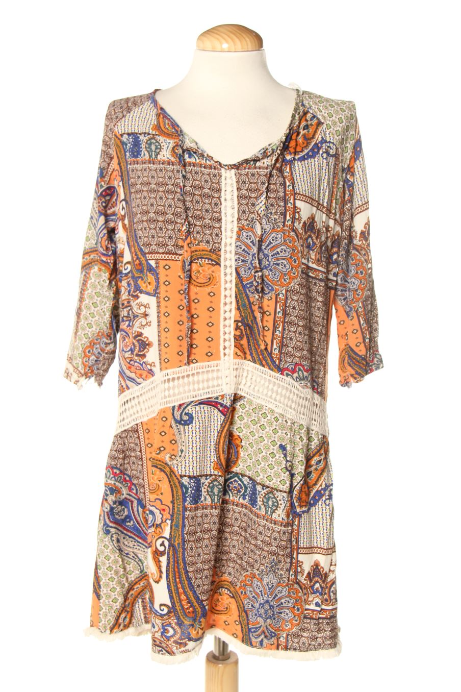 Robe casual Dodo de la taille L, de couleur imprimés