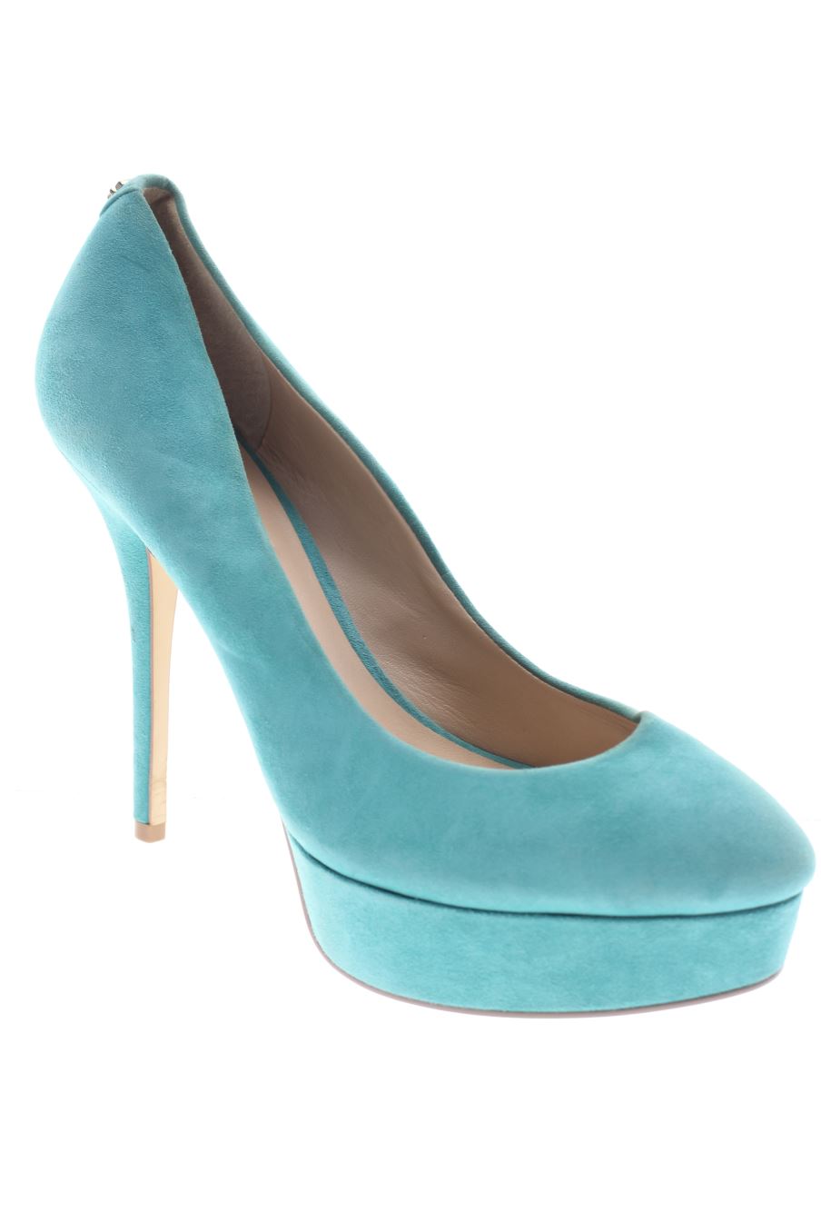 Zapatos de tacon de Guess de la talla 40, de color turquesa de