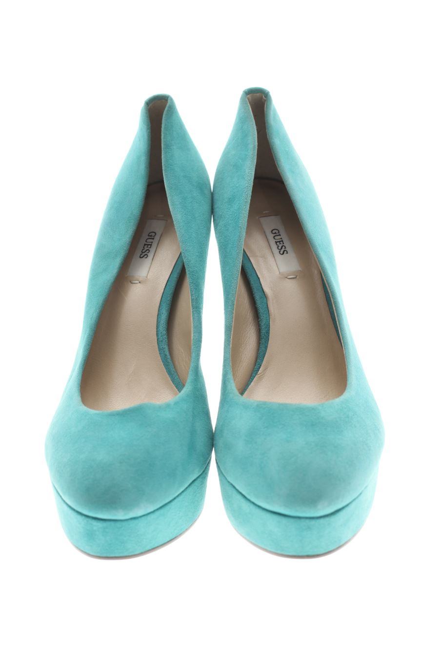 Zapatos de tacon de Guess de la talla 40, de color turquesa de