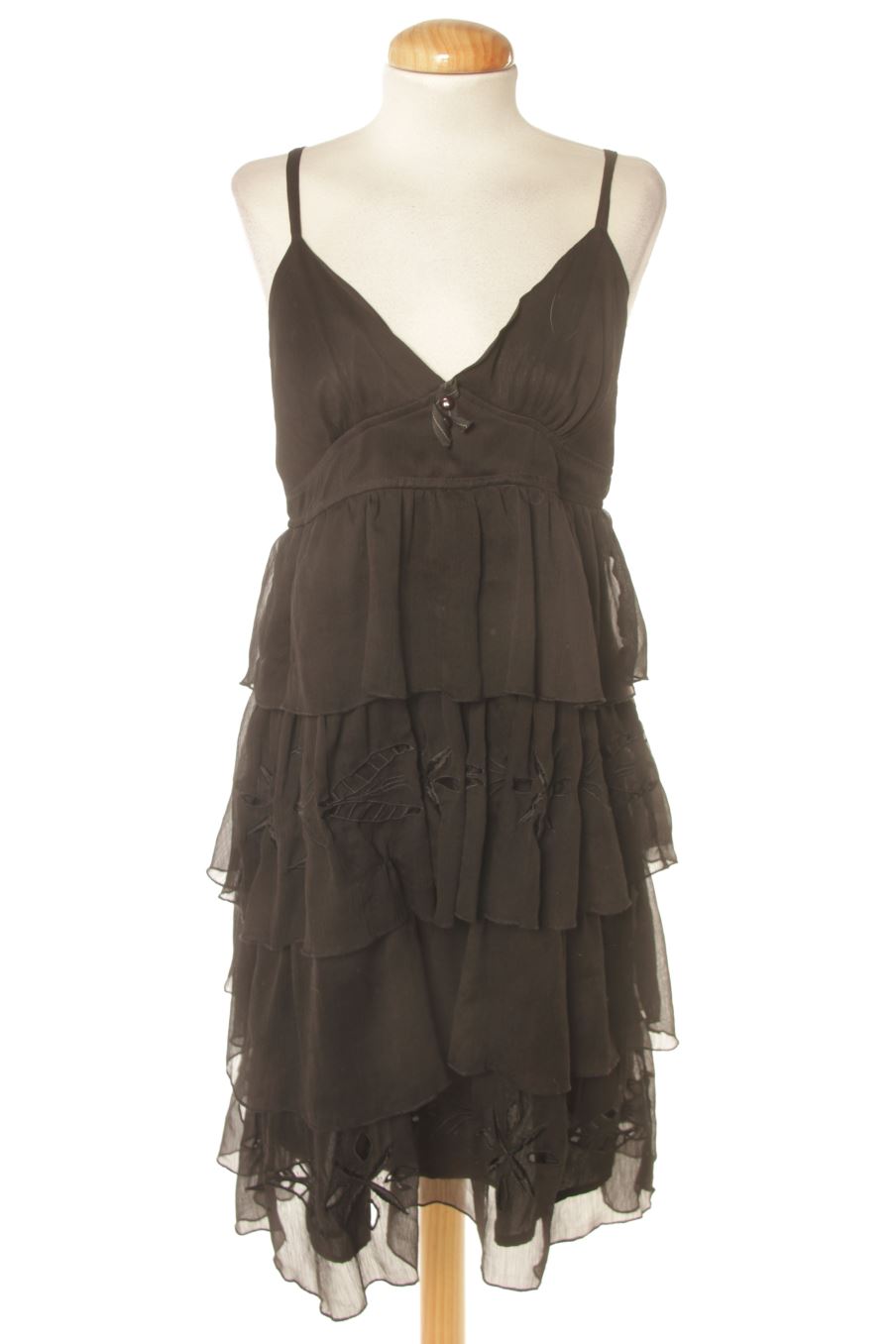 Robe casual DDP de la taille S, de couleur noir