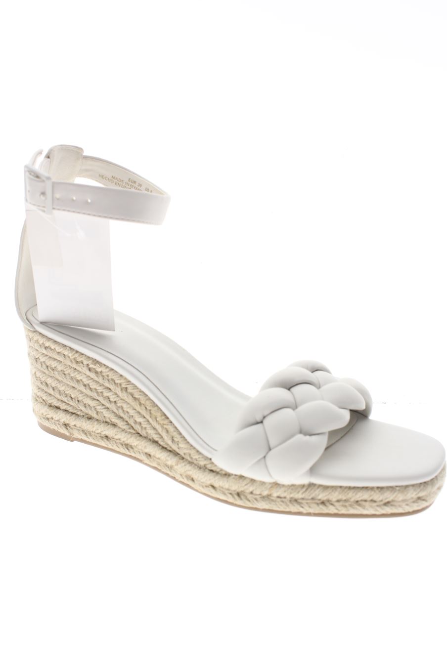 Plataformas de H&M de la talla 39, de color blanco de