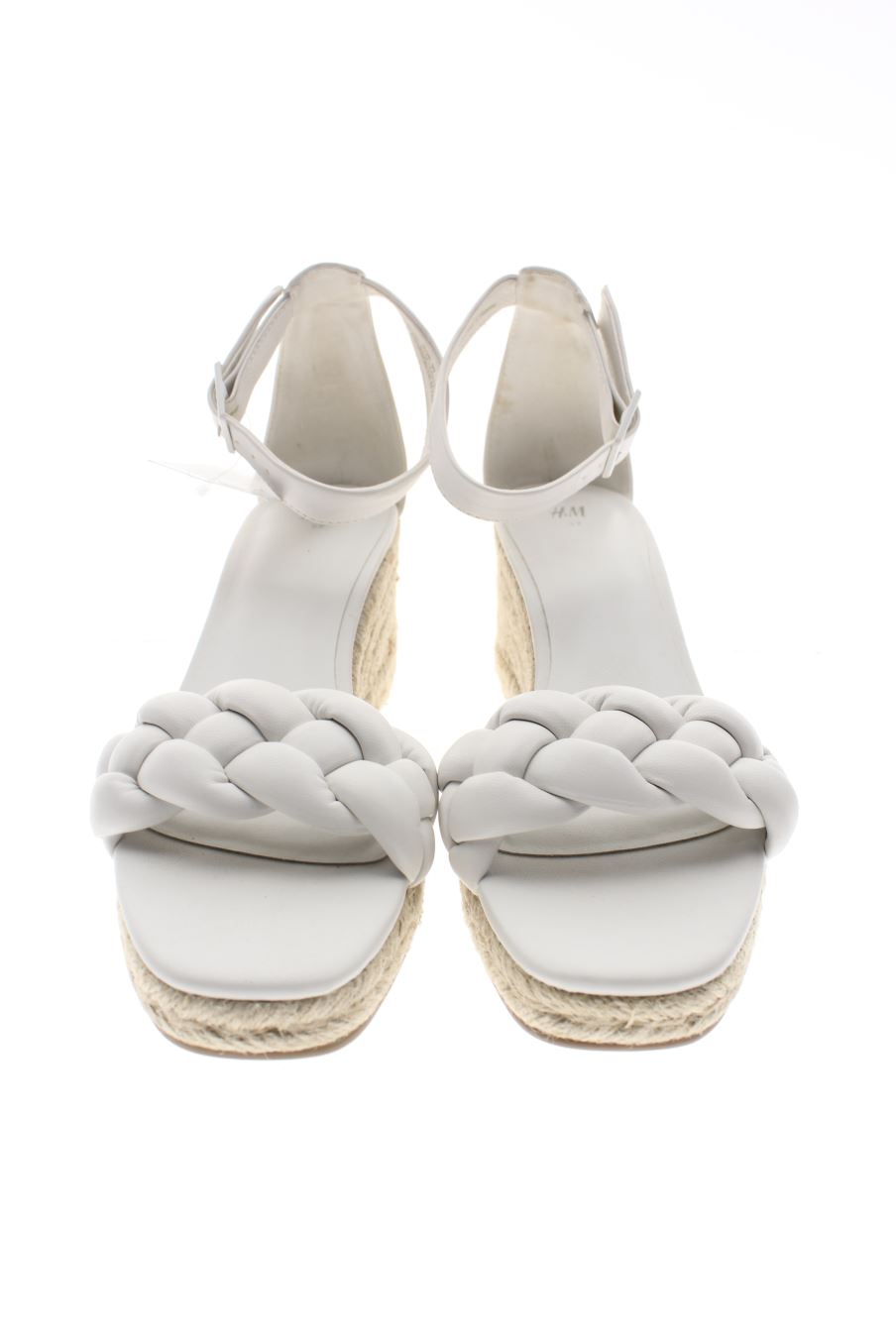 Plataformas de H&M de la talla 39, de color blanco de