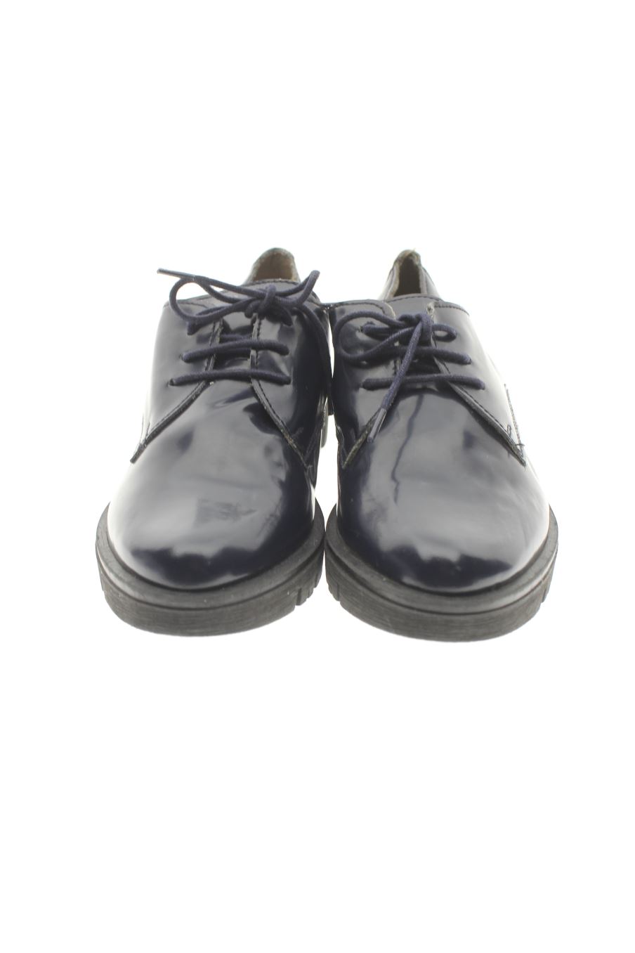 Chaussures plates de NEW DESIGN de la taille 36, de couleur bleu marine de