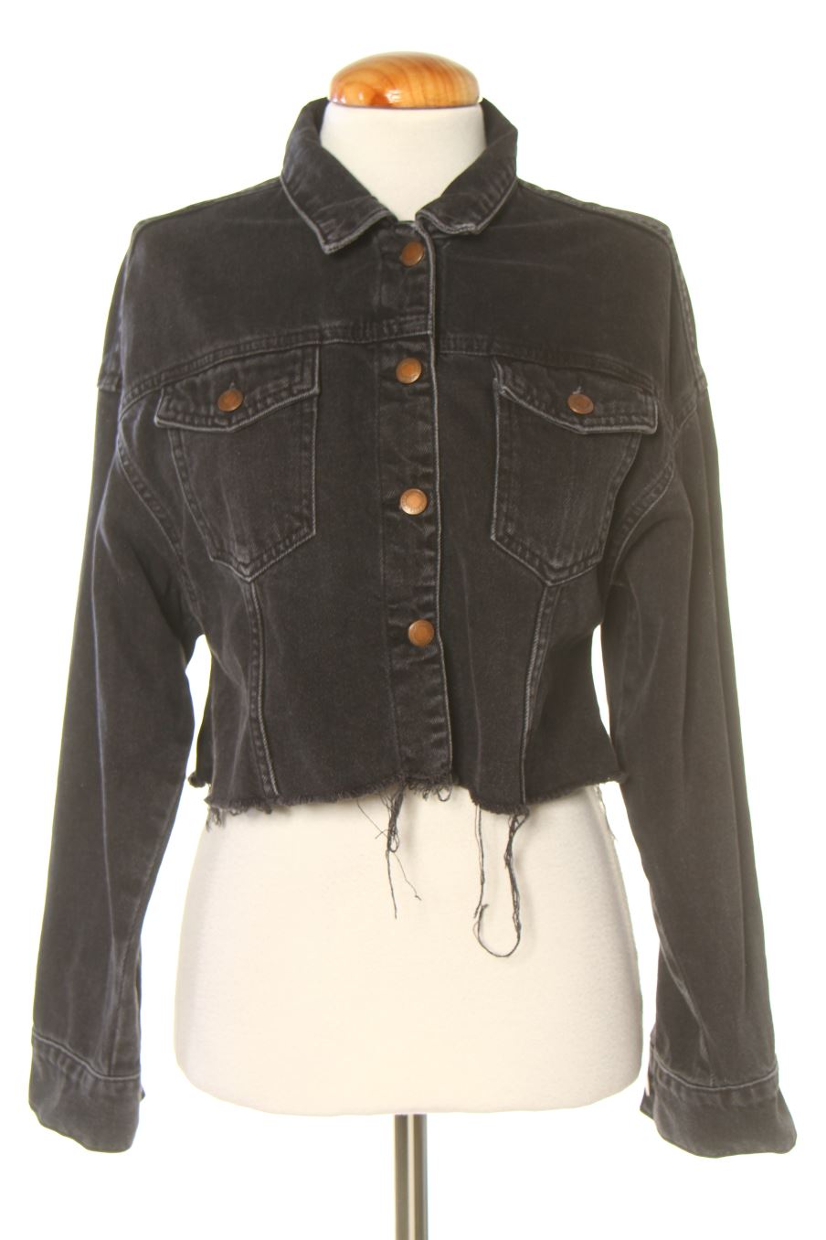 Blouson Mango de la taille XS, de couleur noir de denim