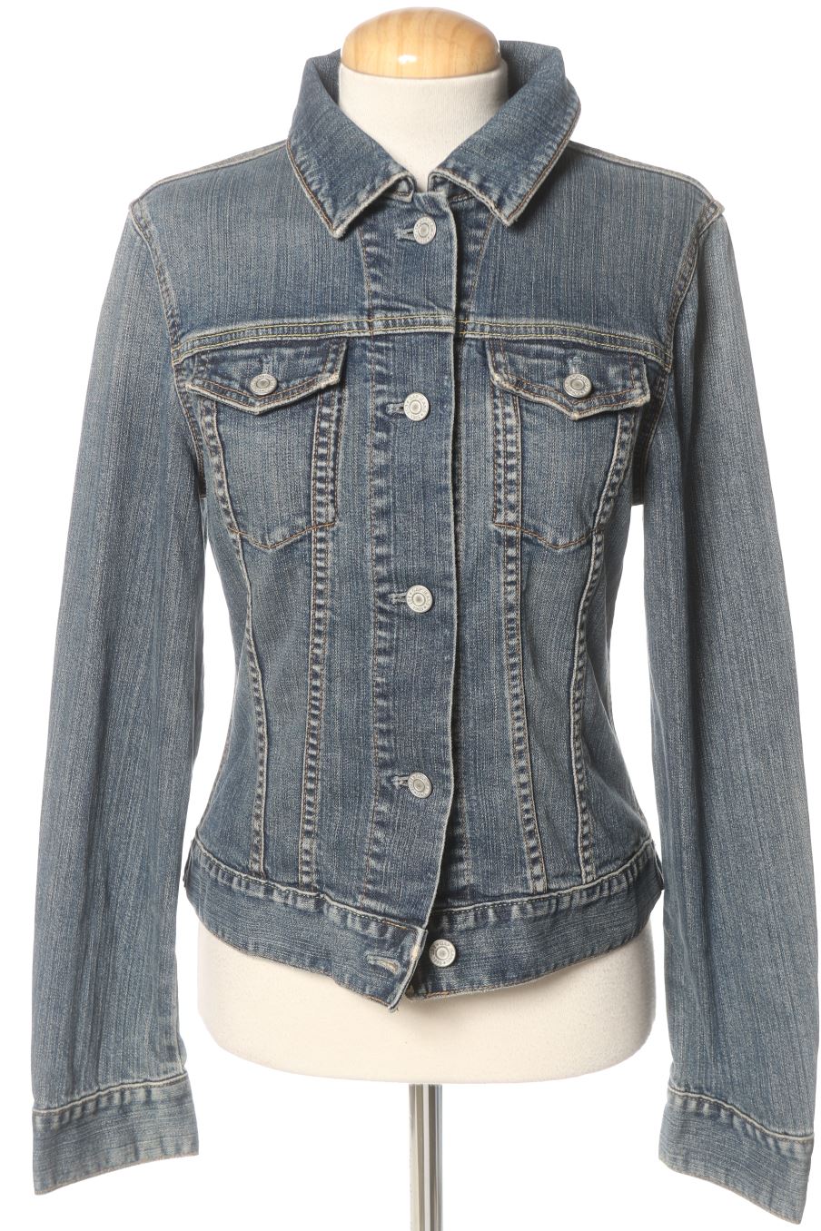 Jacke von Gap Größe S, Farbe Blau, aus Jeanskleidung für