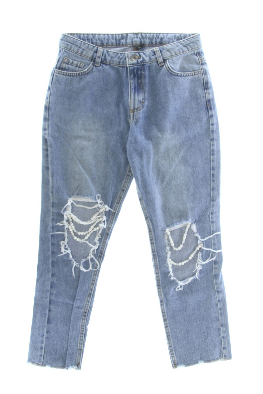Jeans Calzedonia de la taille XS, de couleur bleu de denim