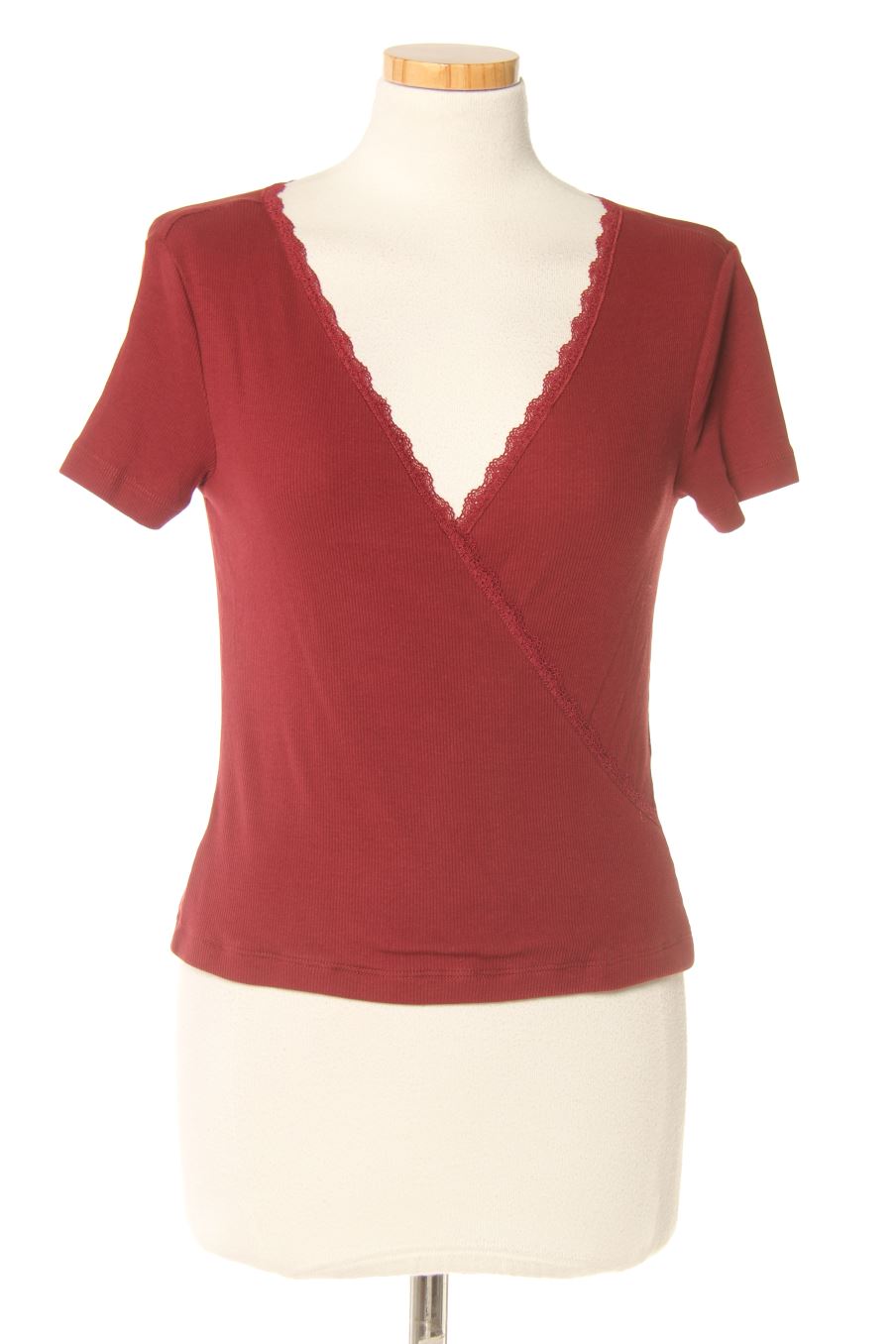 T-shirt ANNA FIELD de la taille S, de couleur bordeaux