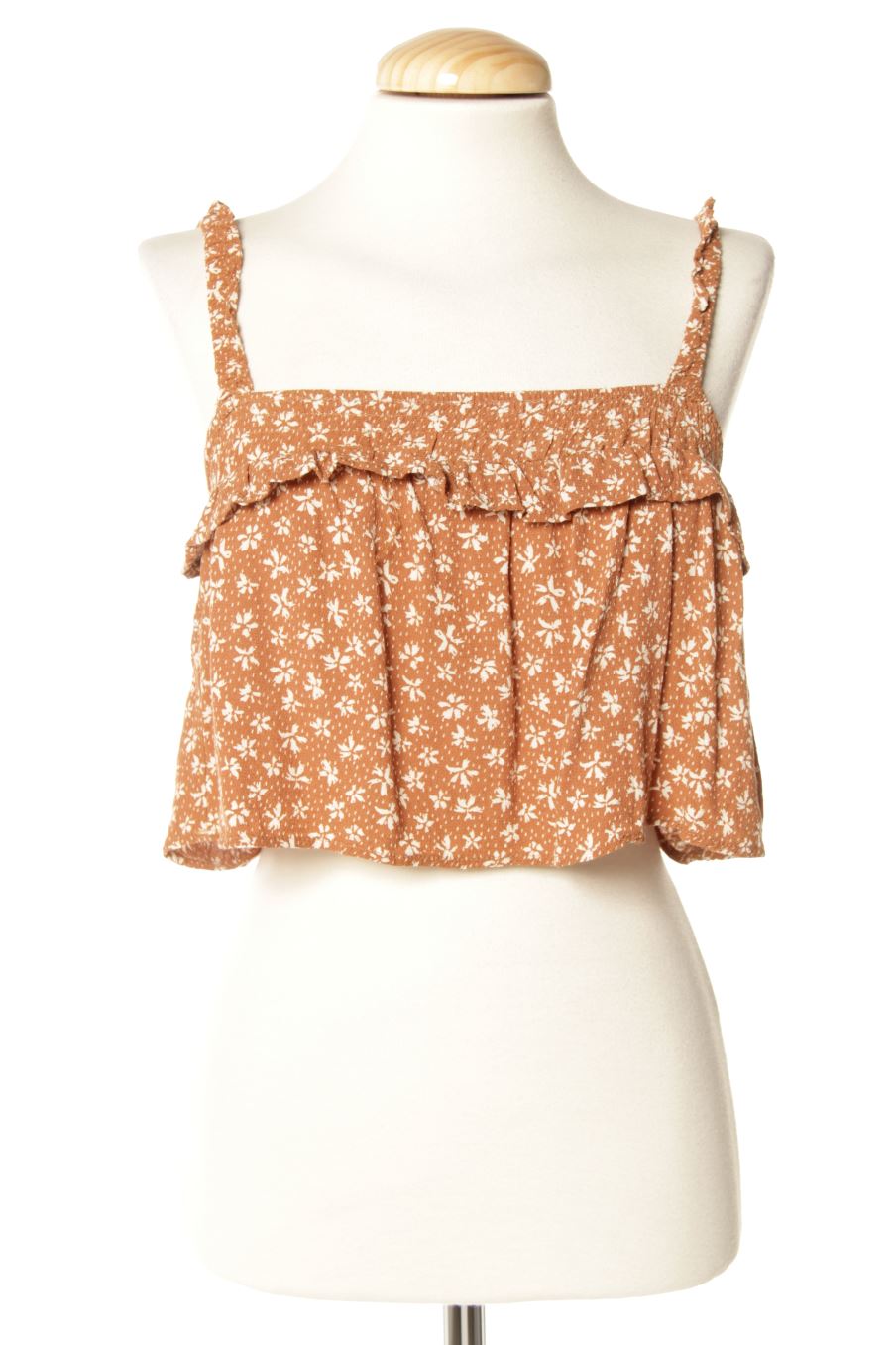 Top Pull & Bear de la taille XS, de couleur marron