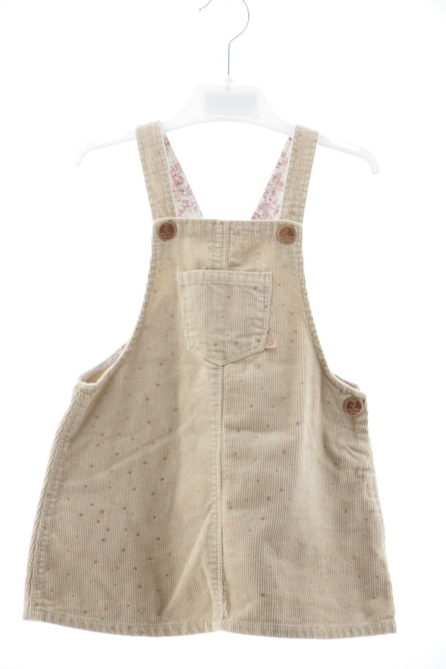Vestido sport de Zara de la talla 2 años de pana de segunda mano