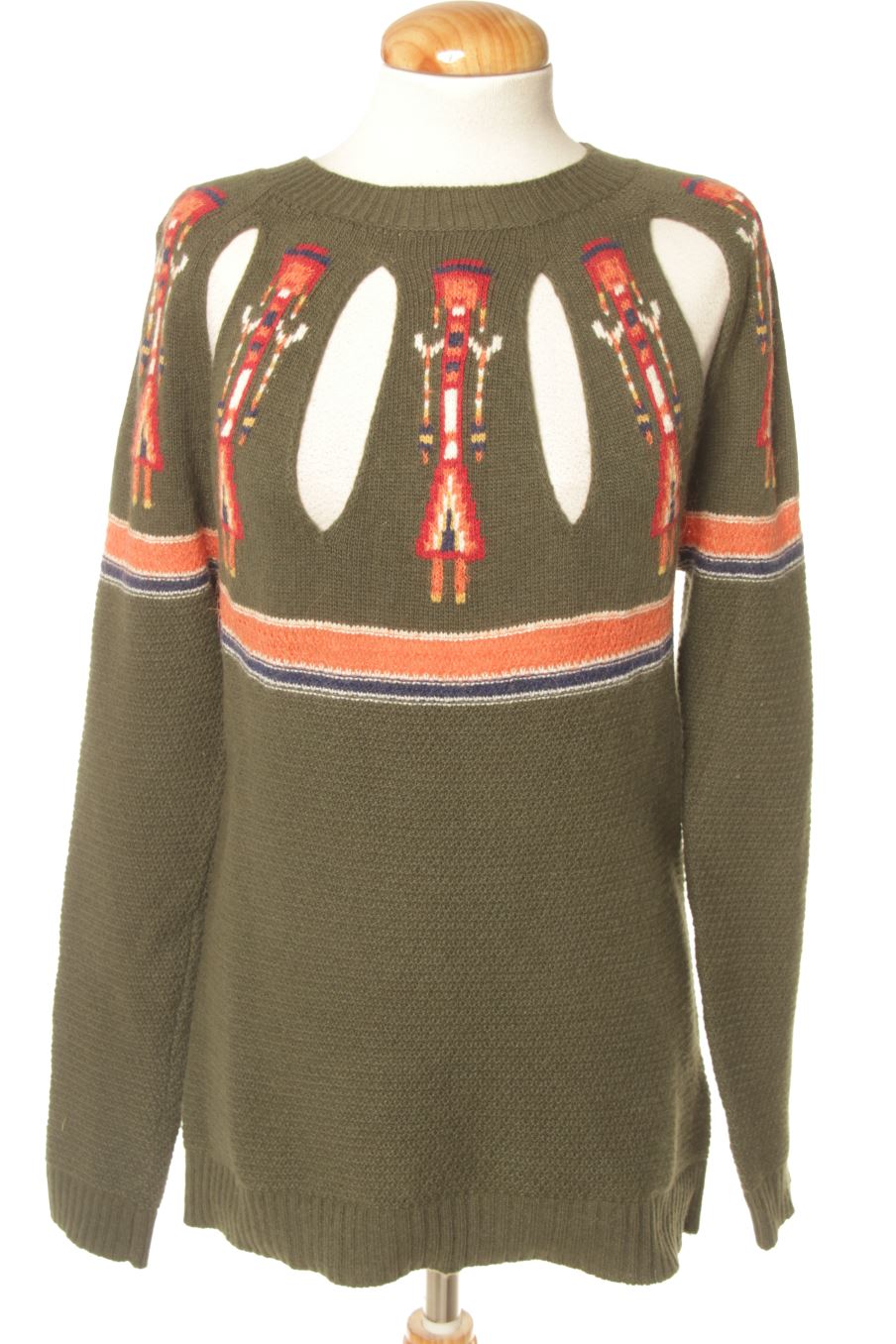 Pull Benetton de la taille M, de couleur vert