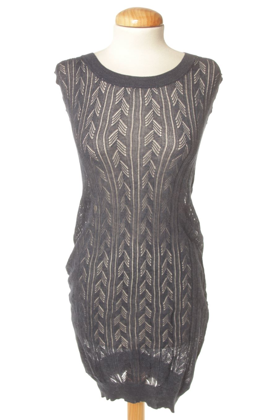 Robe casual Mango de la taille XS, de couleur bleu marine