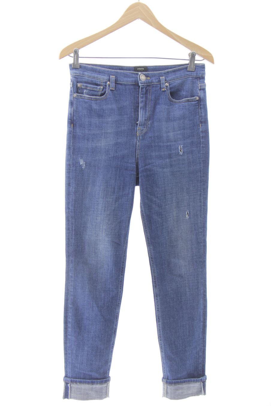 Jeans Pinko de la taille 38, de couleur bleu de denim