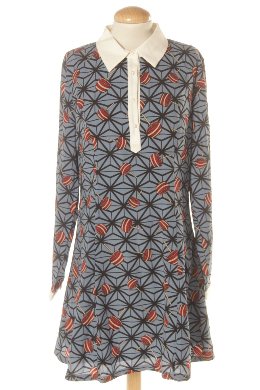 Robe casual Minueto de la taille L, de couleur imprimés