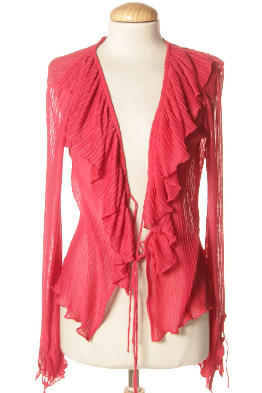 Blouse à manches longues Zara de la taille S, de couleur rose