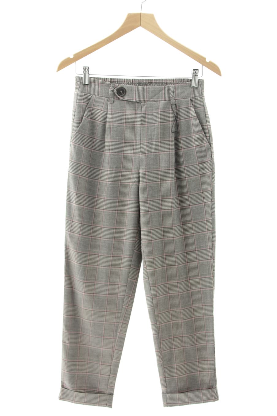 Hose von Stradivarius Größe S, Farbe Kariert, für