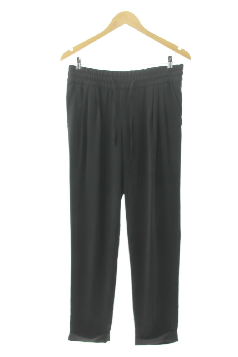 Pantalón Casual de Massimo Dutti de la talla 38, de color negro
