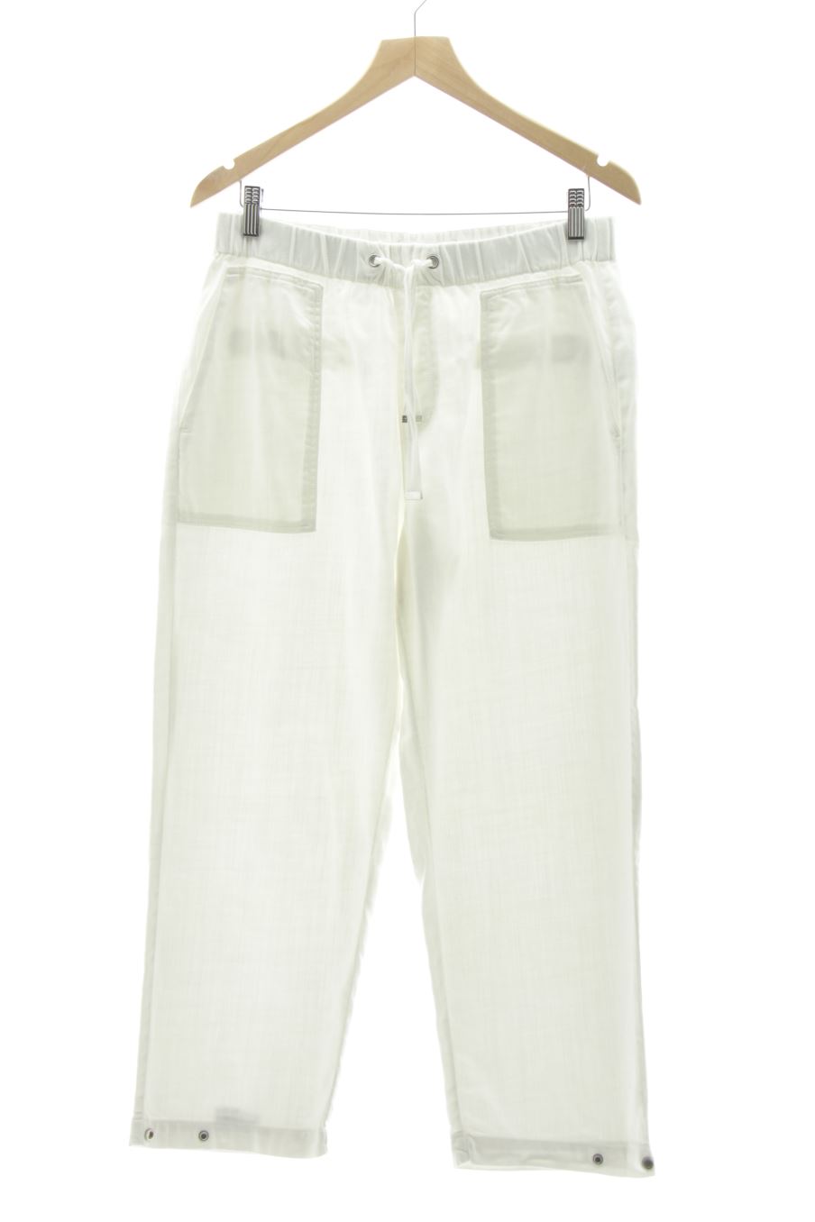Jeans Zara de la taille S, de couleur blanc de denim