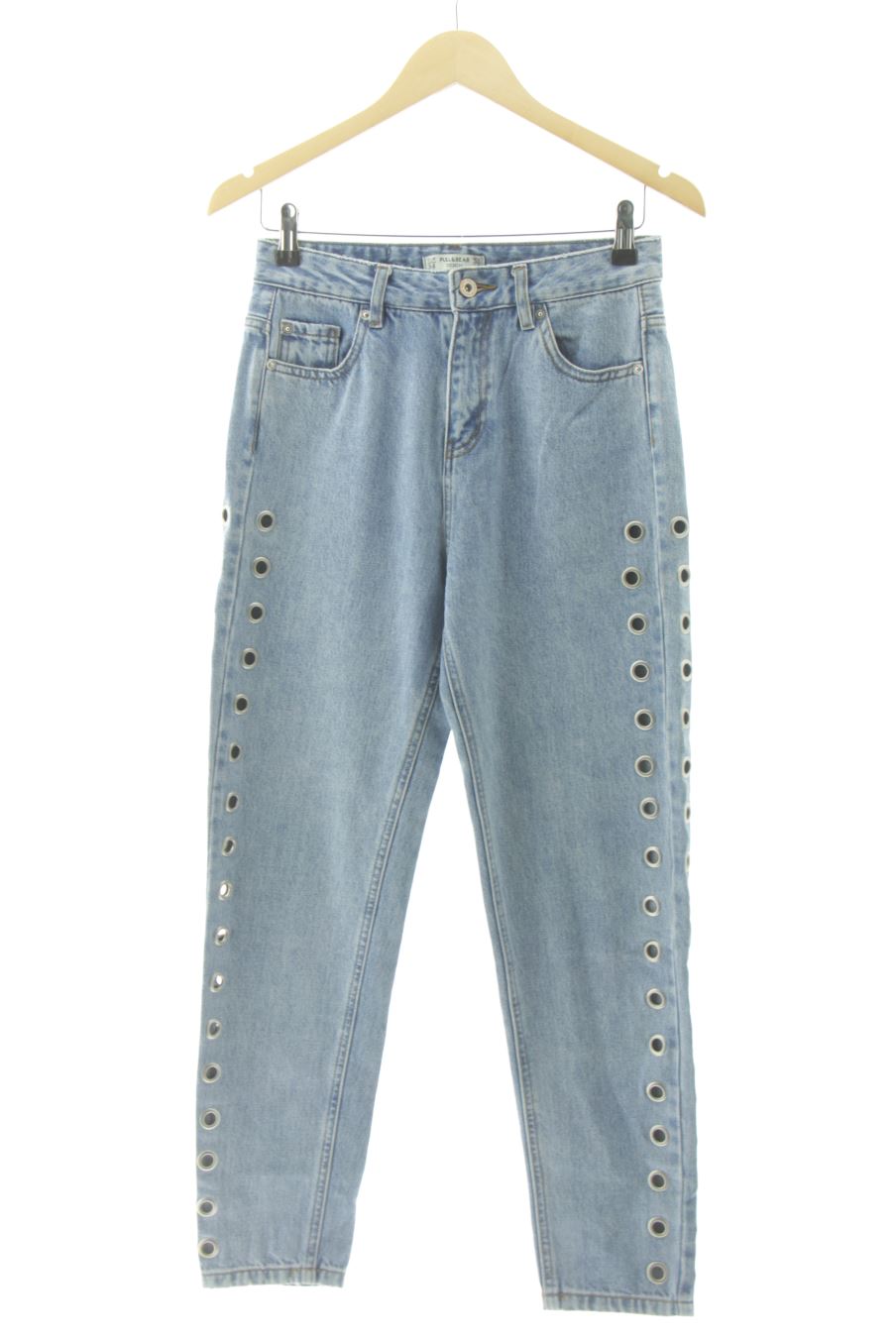 Jeans Pull & Bear de la taille 34, de couleur bleu de denim