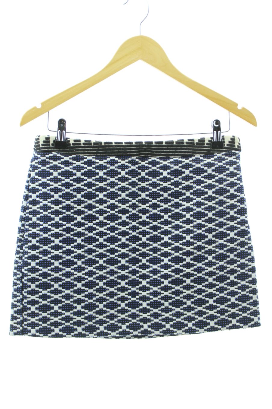 Falda de Mango de la talla 36, de color azul marino