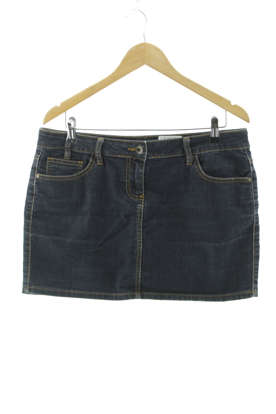 Jupe Etam de la taille 42, de couleur bleu de denim