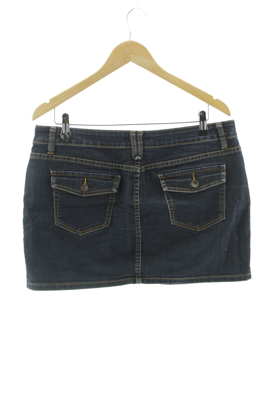 Jupe Etam de la taille 42, de couleur bleu de denim