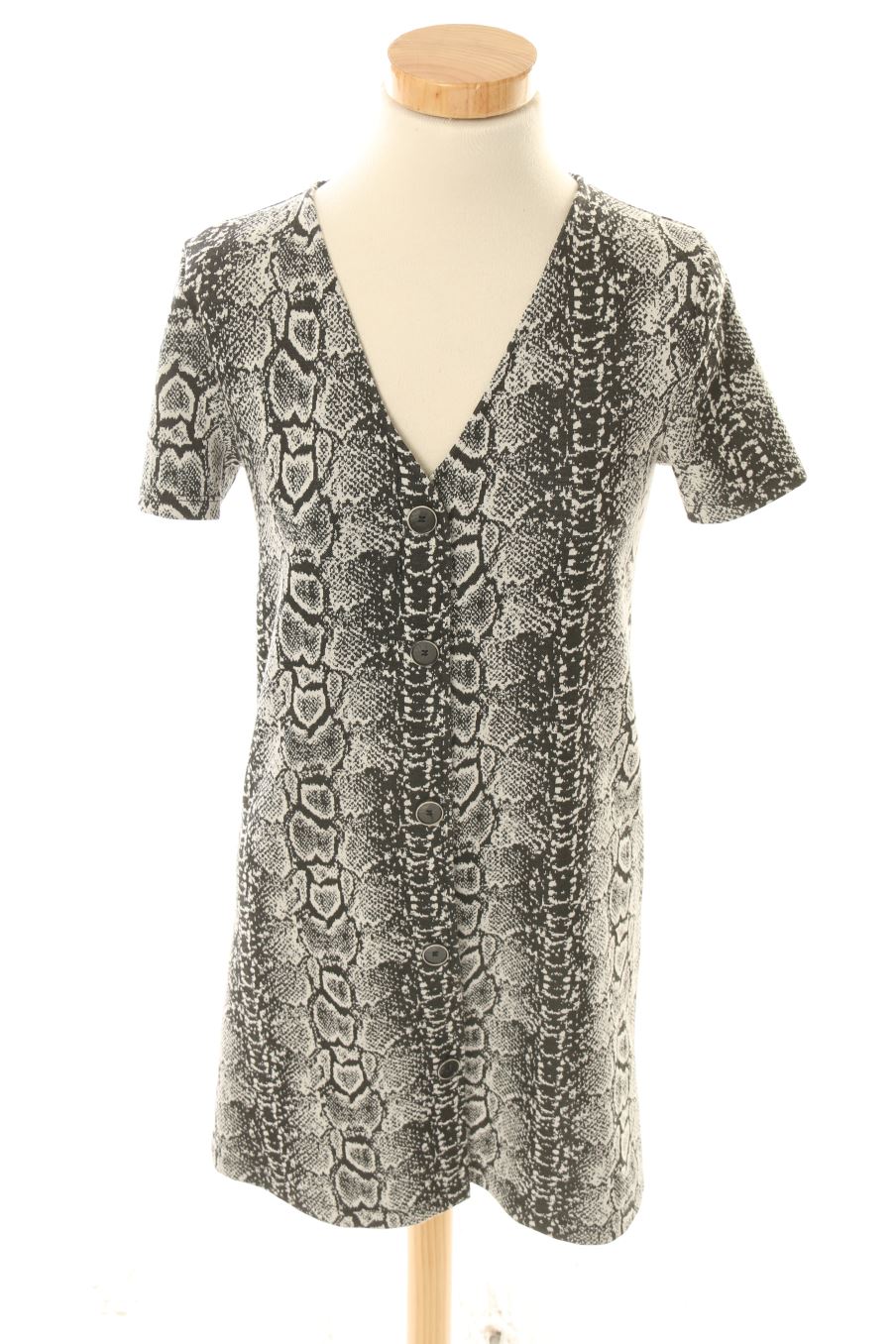 Vestido casual de Mango de la talla S, de color animal print