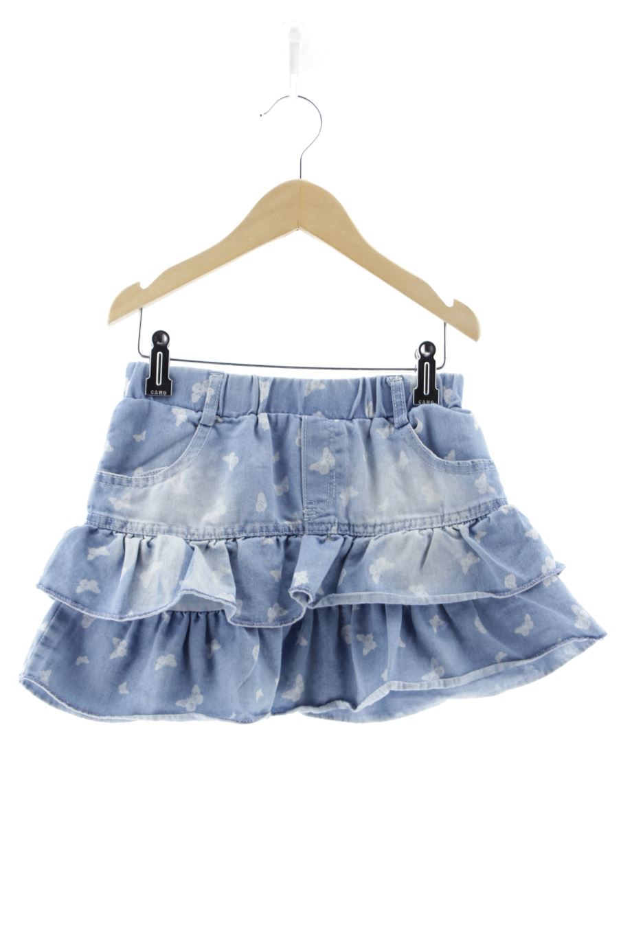 Jupe Pink Baby de la taille 10 ans de denim de seconde main