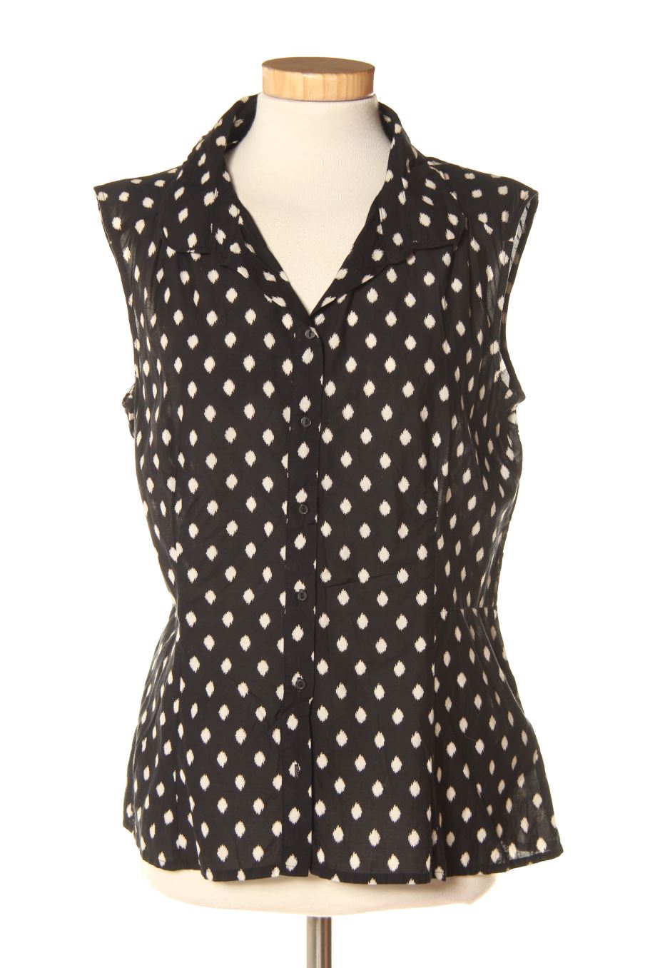 Camisa sin mangas de H&M de la talla 44, de color negro