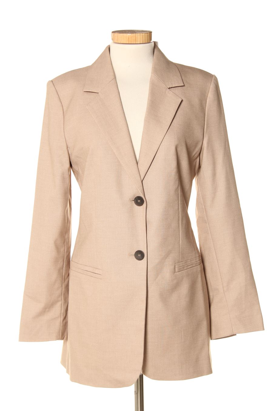 Blazer de Mango de la talla S, de color beige
