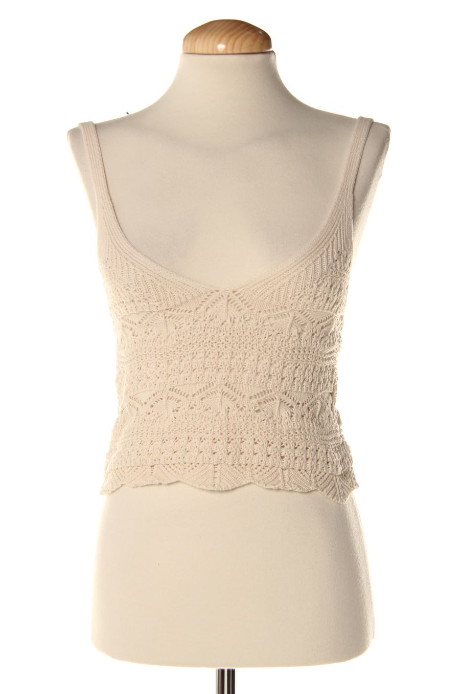 Top de Stradivarius de la talla M, de color beige