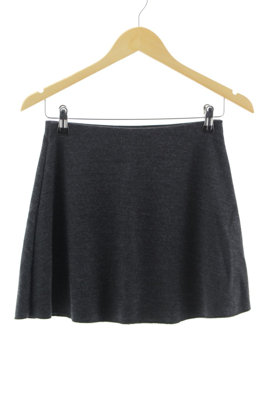 Falda de Zara de la talla S, de color gris