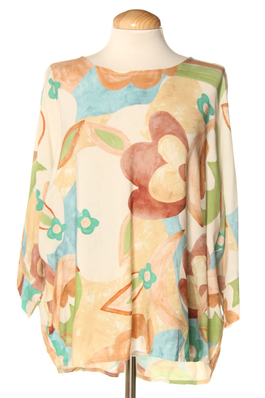 Blouse à manches longues JB FASHION de la taille S, de couleur imprimés