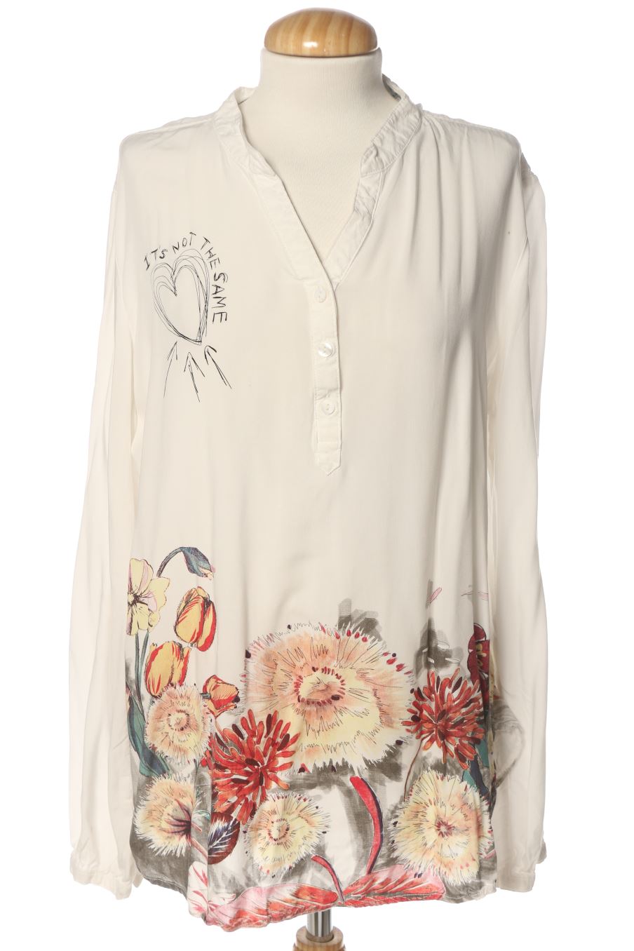 Blouse à manches longues Desigual de la taille XL, de couleur imprimés