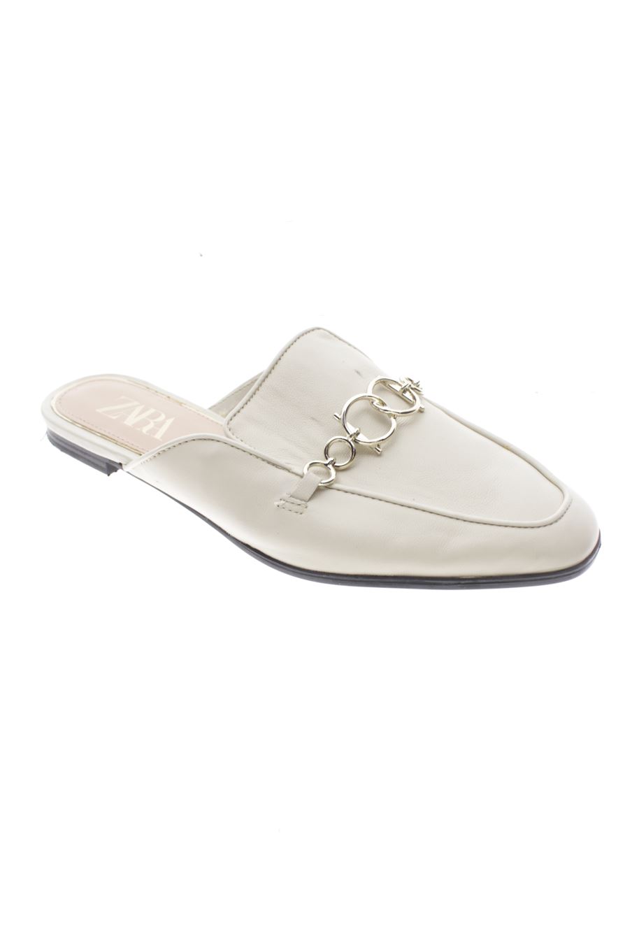 Sandalias planas de Zara de la talla 40, de color azul de
