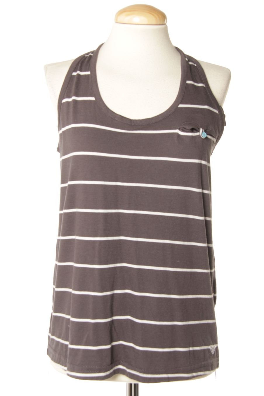 Camiseta sin mangas de Roxy de la talla L, de color rayas