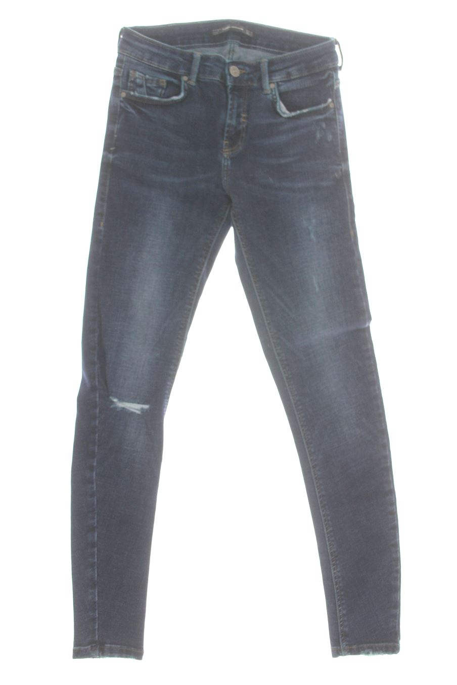 Vaqueros de Zara de la talla 36, de color azul de ropa vaquera