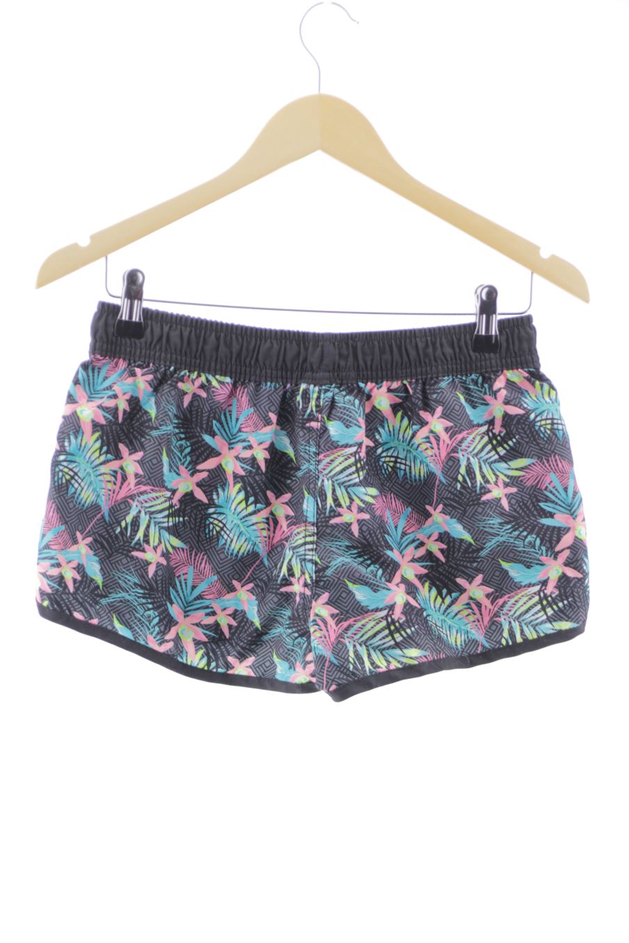 Pantalones cortos de deporte de Polinesia de la talla S, de color flores