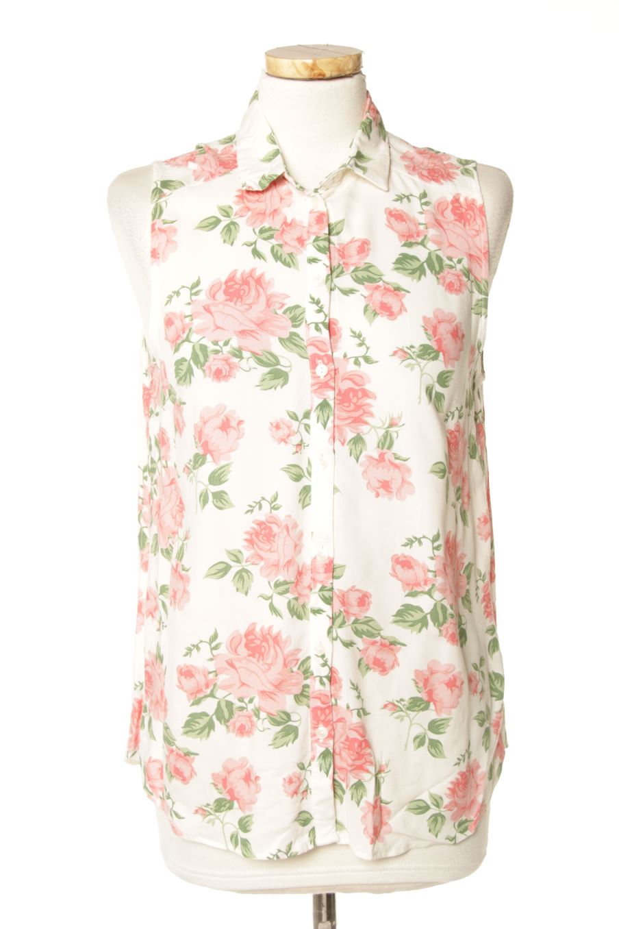 Camisa sin mangas de H&M de la talla 36, de color flores