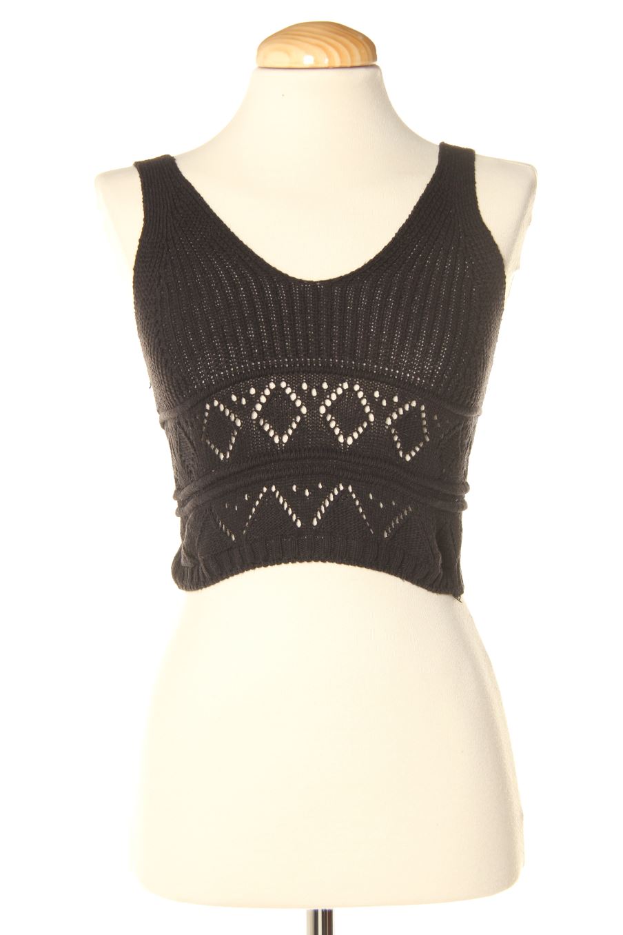 Top Made in italy de la taille S, de couleur noir