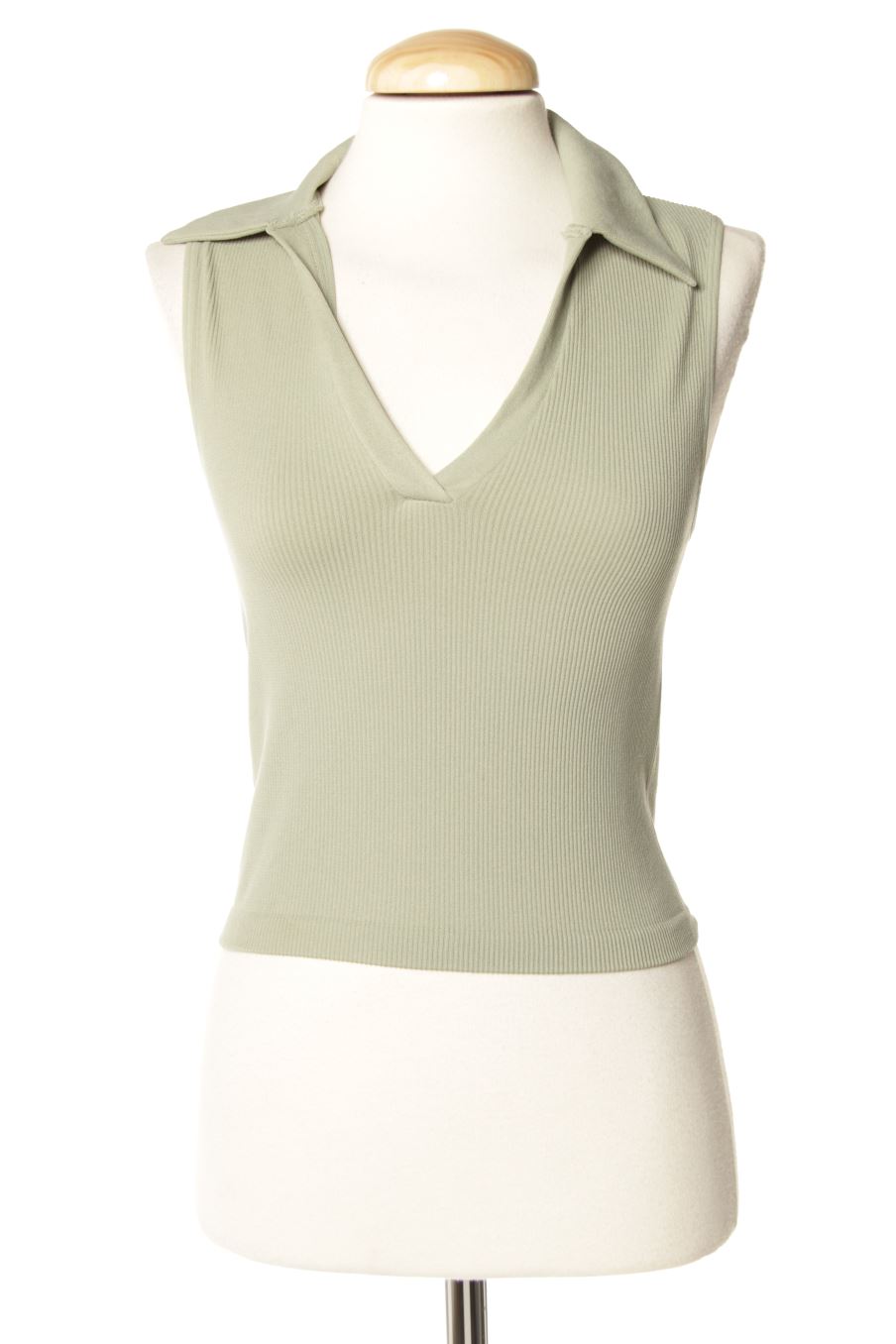 Top Stradivarius de la taille M, de couleur vert