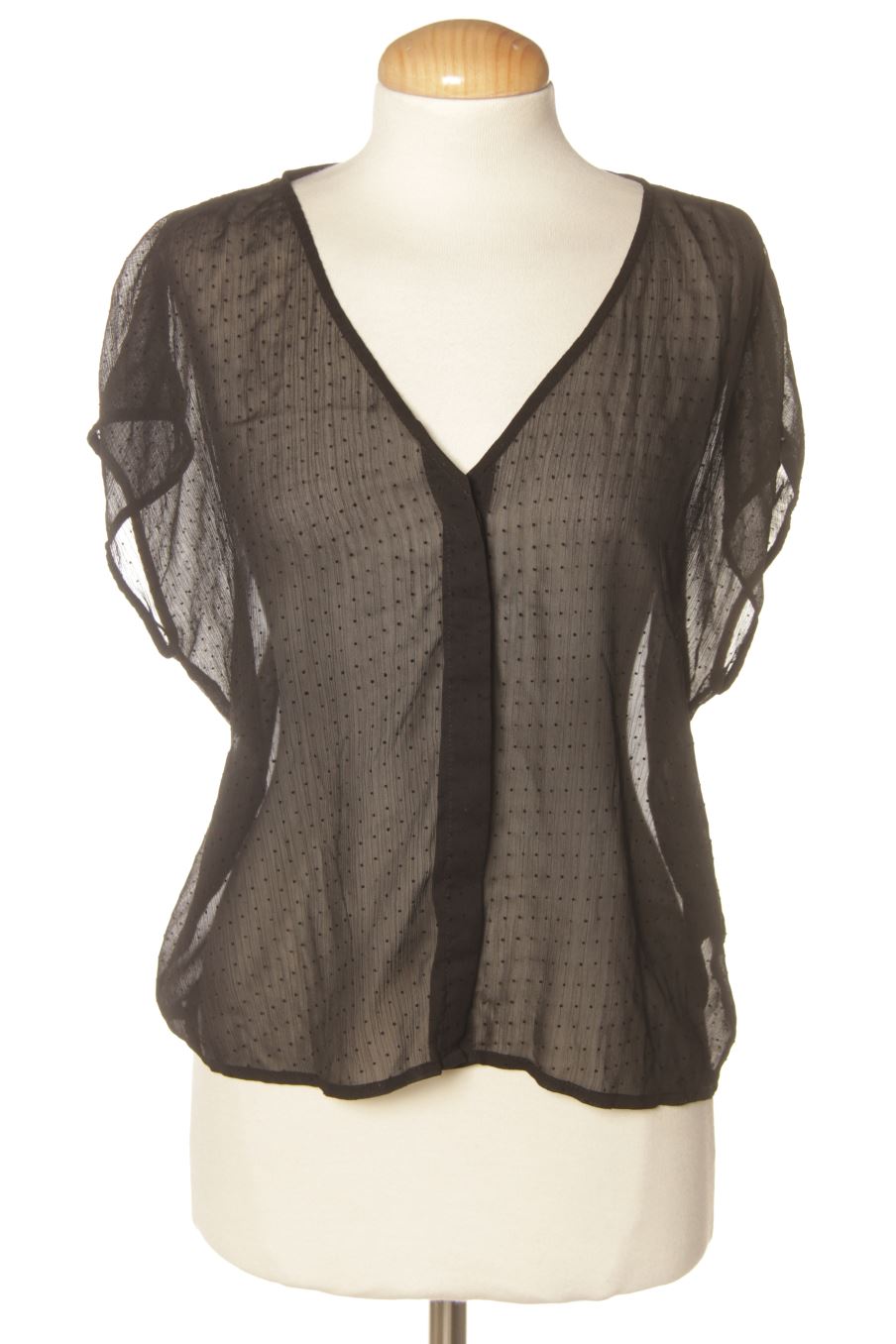 Chemise sans manches MONKI de la taille S, de couleur noir