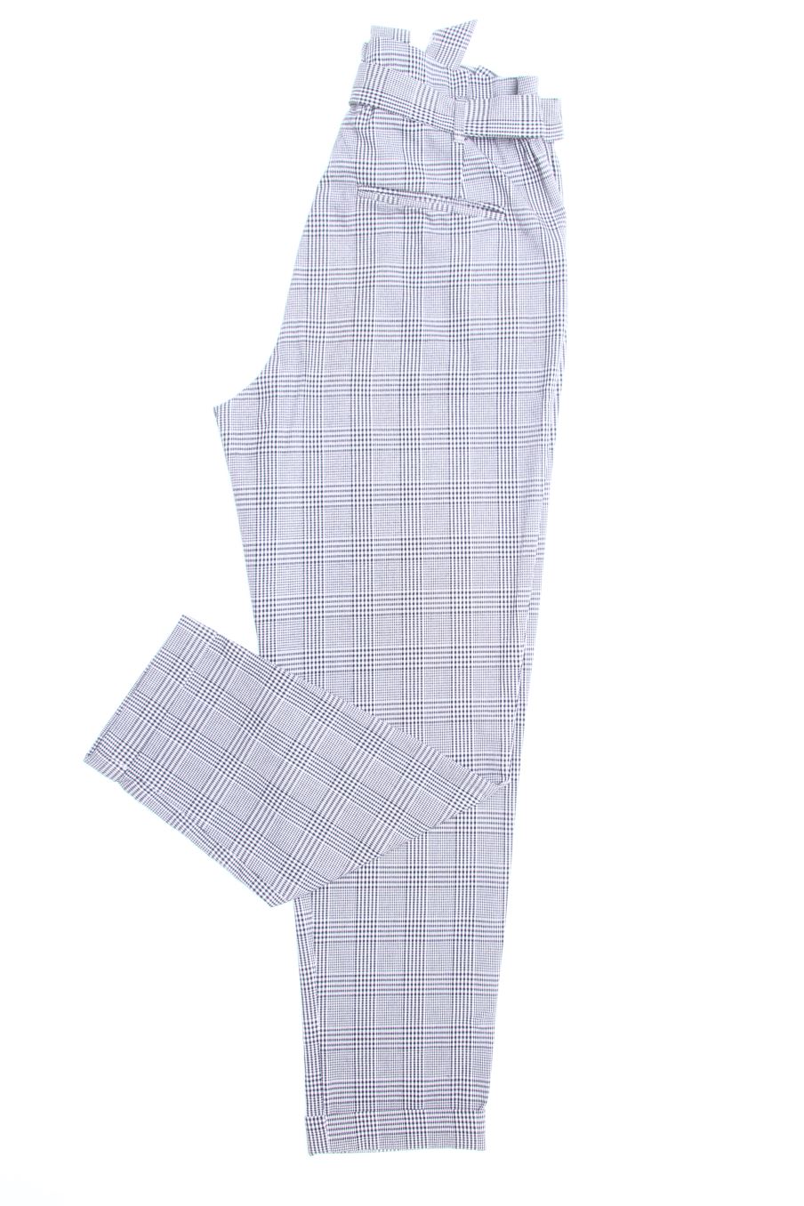Pantalones de Trf (ZARA) de la talla S, de color cuadros