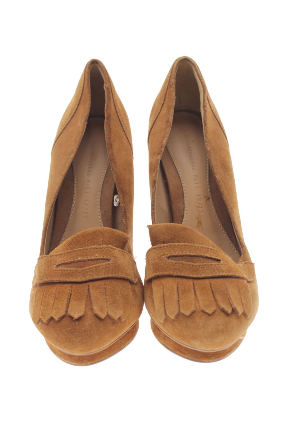 Zapatos de tacon de Bershka de la talla 40, de color marrón de
