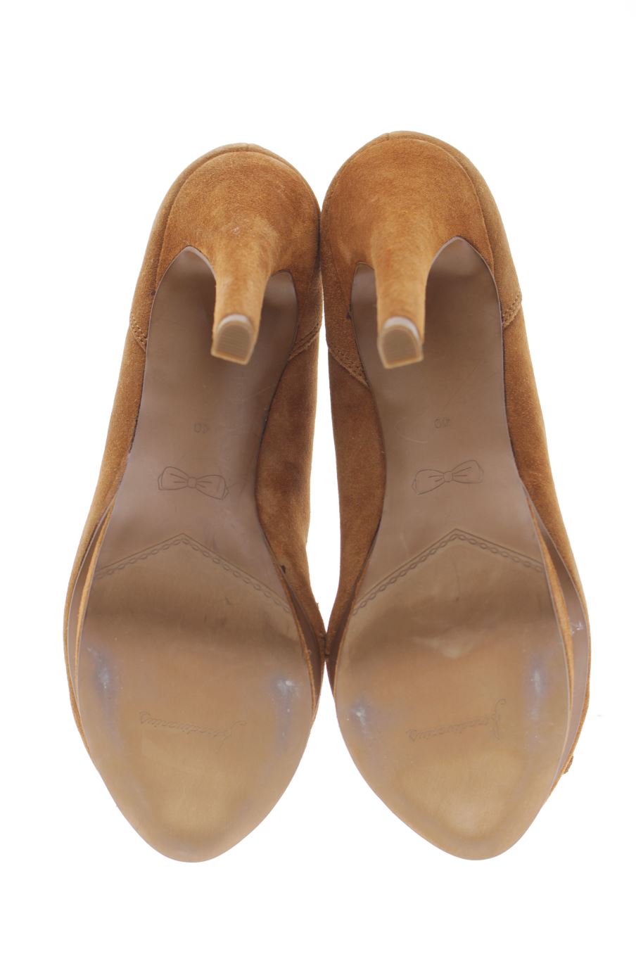 Zapatos de tacon de Bershka de la talla 40, de color marrón de