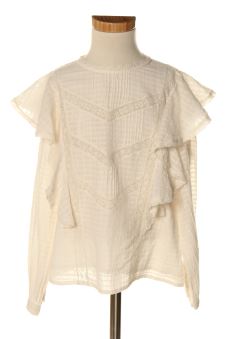 Langärmelige Bluse 128 Coconut