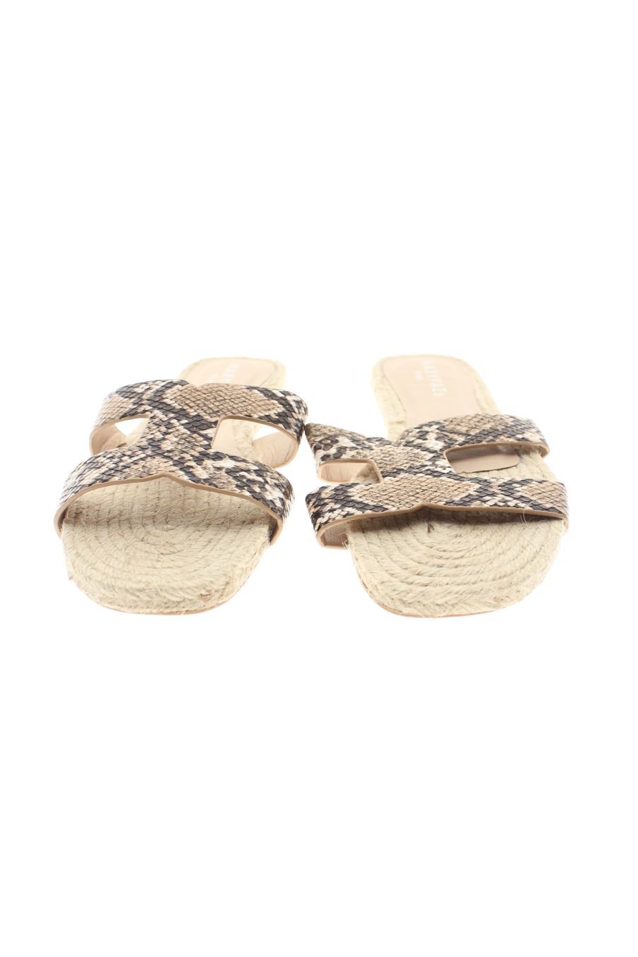 Sandalias planas de Mary Paz de la talla 40, de color animal print de